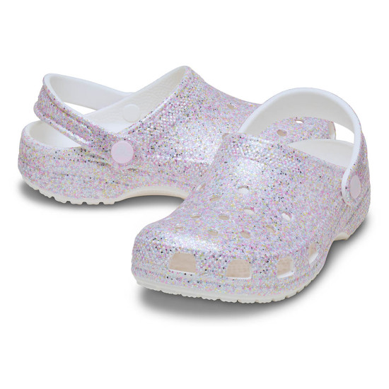 Crocs Kids' Classic Fantasy Glitter Clog